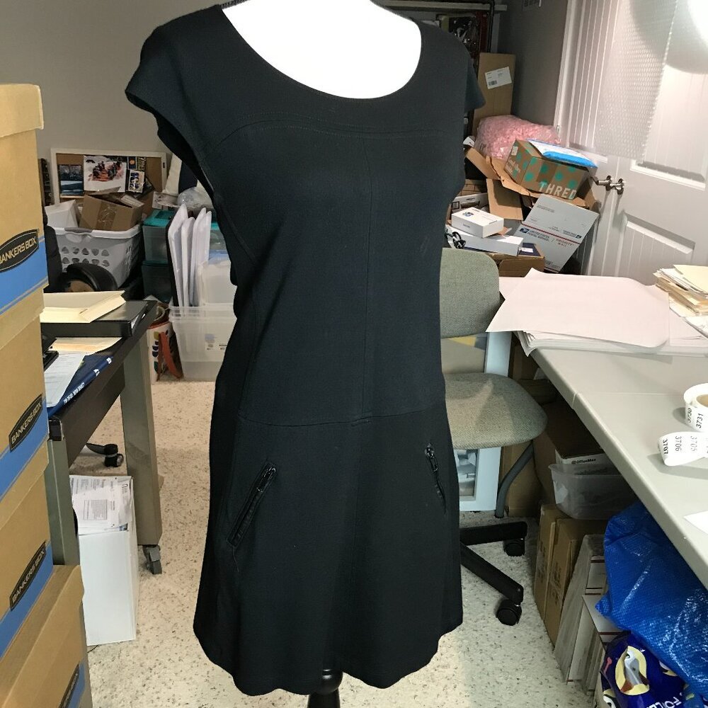 Women's Black Knit Sanctuary cap sleeve Dress Size S